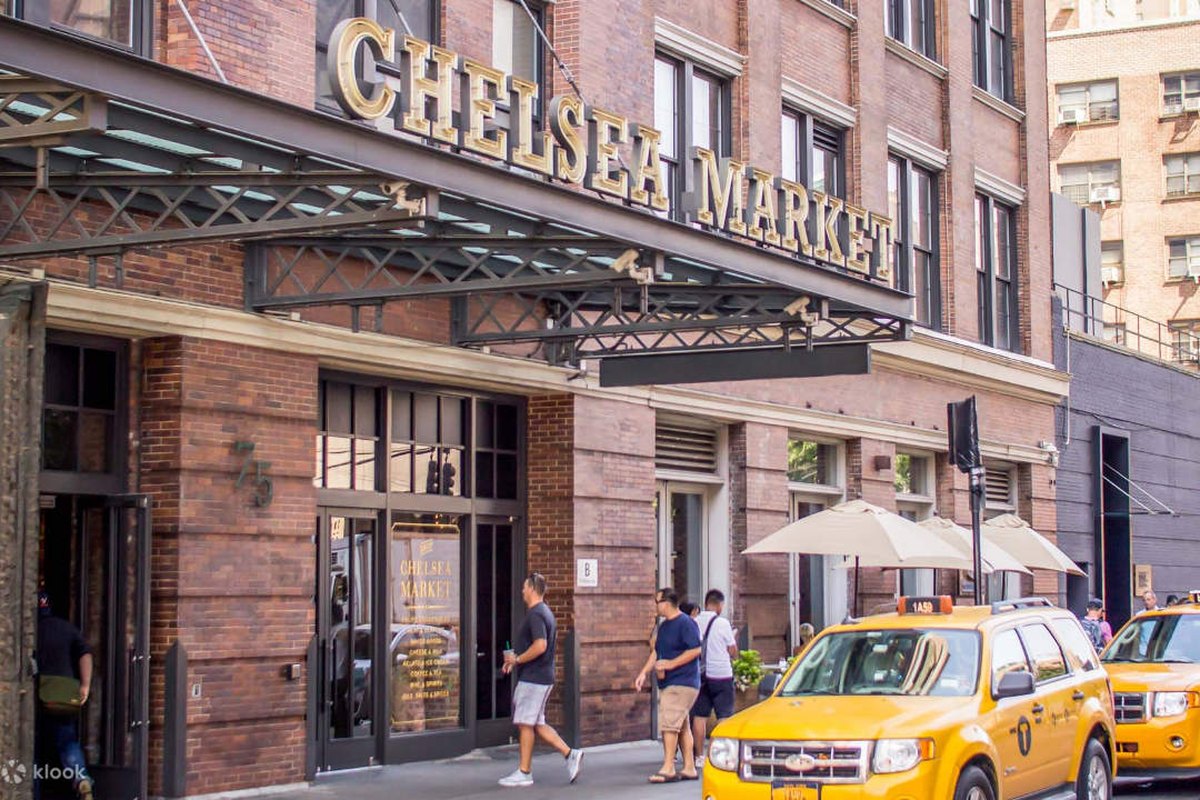 Entrada del histórico Chelsea Market en Manhattan
